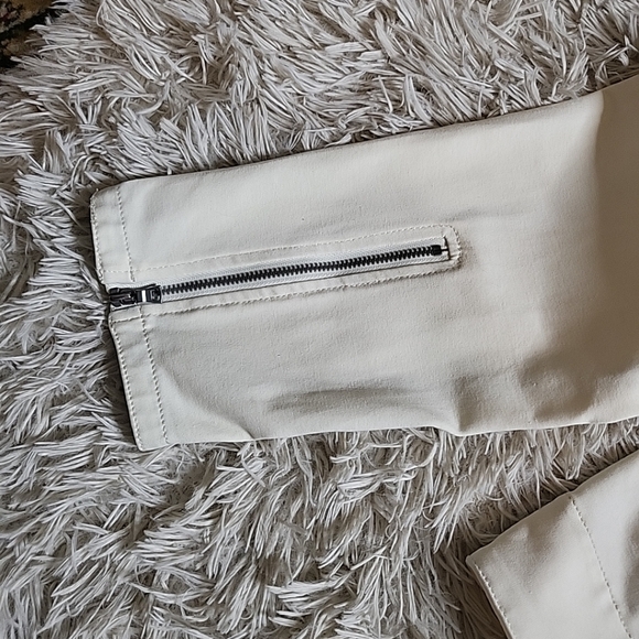 Marrakech Motorcycle Jacket Moto Cream - XL Extra Large. MSRP $158 - Picture 8 of 13
